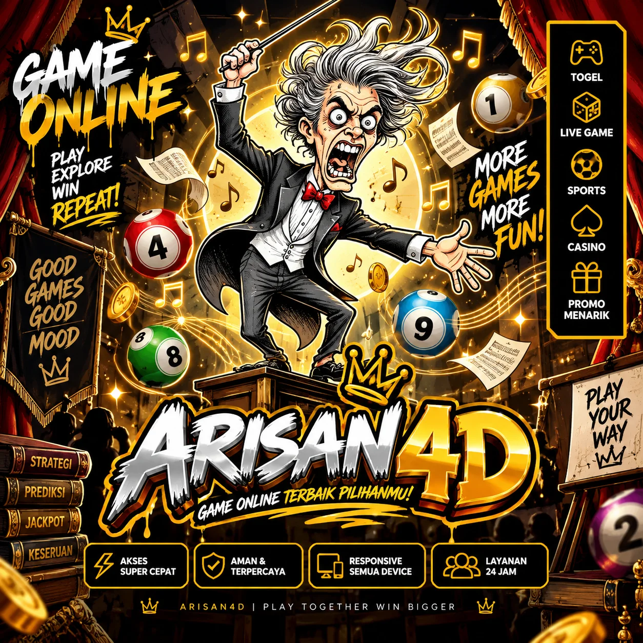 ARISAN4D — Serunya Ada di Setiap Putaran